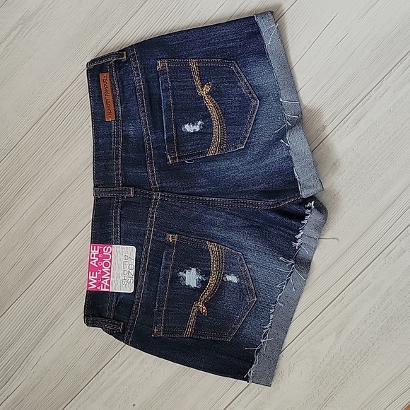 NWT Almost Famous Distressed Denim Shorts - Picture 8 of 10